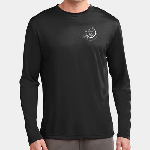 LBL WHITE PRINT - Long Sleeve PosiCharge ® Competitor Tee Thumbnail