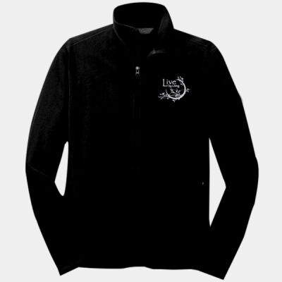 LBL WHITE EMBROIDERY - Full Zip Microfleece Jacket Thumbnail