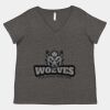 Women's Curvy Collection Fine Jersey V-Neck Tee Thumbnail