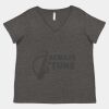 Women's Curvy Collection Fine Jersey V-Neck Tee Thumbnail