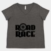 Women's Curvy Collection Fine Jersey V-Neck Tee Thumbnail