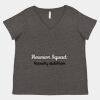Women's Curvy Collection Fine Jersey V-Neck Tee Thumbnail
