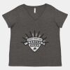 Women's Curvy Collection Fine Jersey V-Neck Tee Thumbnail