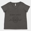 Women's Curvy Collection Fine Jersey V-Neck Tee Thumbnail