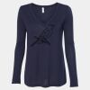 Women's Flowy Long Sleeve V-Neck Tee Thumbnail