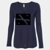 Women's Flowy Long Sleeve V-Neck Tee Thumbnail