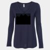 Women's Flowy Long Sleeve V-Neck Tee Thumbnail