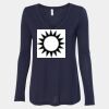Women's Flowy Long Sleeve V-Neck Tee Thumbnail
