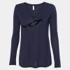 Women's Flowy Long Sleeve V-Neck Tee Thumbnail