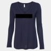 Women's Flowy Long Sleeve V-Neck Tee Thumbnail