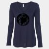 Women's Flowy Long Sleeve V-Neck Tee Thumbnail
