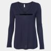 Women's Flowy Long Sleeve V-Neck Tee Thumbnail