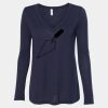Women's Flowy Long Sleeve V-Neck Tee Thumbnail