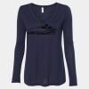 Women's Flowy Long Sleeve V-Neck Tee Thumbnail