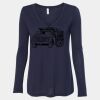 Women's Flowy Long Sleeve V-Neck Tee Thumbnail