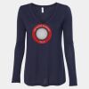 Women's Flowy Long Sleeve V-Neck Tee Thumbnail
