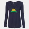Women's Flowy Long Sleeve V-Neck Tee Thumbnail