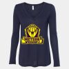 Women's Flowy Long Sleeve V-Neck Tee Thumbnail