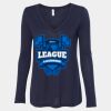 Women's Flowy Long Sleeve V-Neck Tee Thumbnail