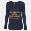 Women's Flowy Long Sleeve V-Neck Tee Thumbnail