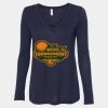 Women's Flowy Long Sleeve V-Neck Tee Thumbnail