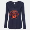 Women's Flowy Long Sleeve V-Neck Tee Thumbnail