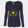 Women's Flowy Long Sleeve V-Neck Tee Thumbnail