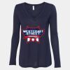 Women's Flowy Long Sleeve V-Neck Tee Thumbnail