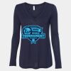 Women's Flowy Long Sleeve V-Neck Tee Thumbnail