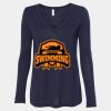 Women's Flowy Long Sleeve V-Neck Tee Thumbnail