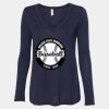 Women's Flowy Long Sleeve V-Neck Tee Thumbnail