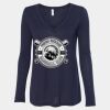 Women's Flowy Long Sleeve V-Neck Tee Thumbnail