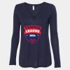 Women's Flowy Long Sleeve V-Neck Tee Thumbnail