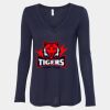 Women's Flowy Long Sleeve V-Neck Tee Thumbnail