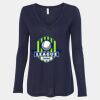 Women's Flowy Long Sleeve V-Neck Tee Thumbnail