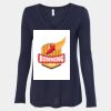 Women's Flowy Long Sleeve V-Neck Tee Thumbnail