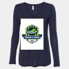 Women's Flowy Long Sleeve V-Neck Tee Thumbnail