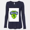 Women's Flowy Long Sleeve V-Neck Tee Thumbnail