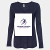Women's Flowy Long Sleeve V-Neck Tee Thumbnail