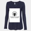 Women's Flowy Long Sleeve V-Neck Tee Thumbnail