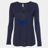 Women's Flowy Long Sleeve V-Neck Tee Thumbnail