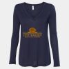 Women's Flowy Long Sleeve V-Neck Tee Thumbnail