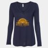 Women's Flowy Long Sleeve V-Neck Tee Thumbnail