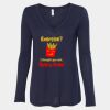 Women's Flowy Long Sleeve V-Neck Tee Thumbnail