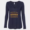 Women's Flowy Long Sleeve V-Neck Tee Thumbnail
