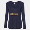 Women's Flowy Long Sleeve V-Neck Tee Thumbnail