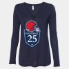 Women's Flowy Long Sleeve V-Neck Tee Thumbnail