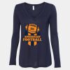 Women's Flowy Long Sleeve V-Neck Tee Thumbnail