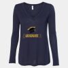 Women's Flowy Long Sleeve V-Neck Tee Thumbnail