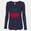 Women's Flowy Long Sleeve V-Neck Tee Thumbnail